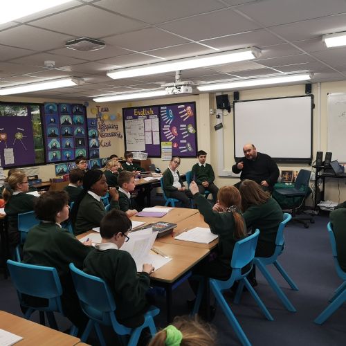 Father Marc Visits Year 6​​​​​​​
